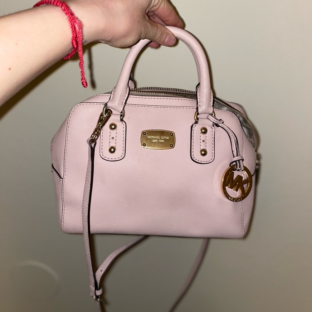 Pink Michael Kors purse